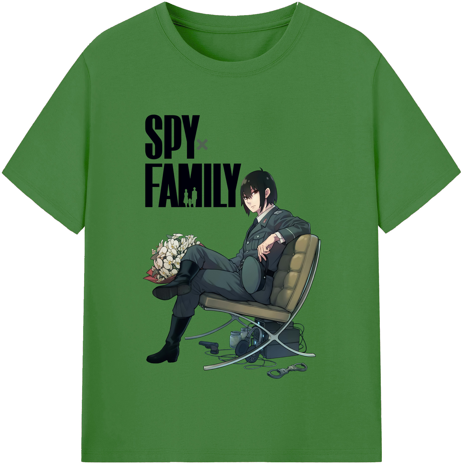 （画像用） SPY×FAMILY间谍家家酒 レディースカジュアルプリントTシャツ（綿100％）